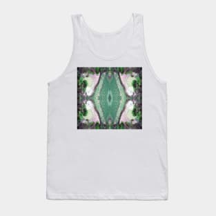 Lilly Pond and Vines in Green by South Australian artist Avril Thomas Tank Top